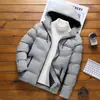 Abrigo de Algodón Grueso con Capucha y Forro de Polar para Hombre en Invierno, Chaqueta Versátil Cálida y Casual para Protección contra el Frío al Aire Libre