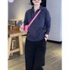 66859 Grande Beleza Yiyuan Primavera 2023 Novo Casaco com Capuz de Cor Sólida Calça Casual Moda Feminina Emagrecedor Tendência