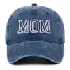 Gorra de Béisbol Bordada con Letra Mini para Papá y Mamá Nuevo Transfronteriza Amazon Protector Solar para Exteriores Gorra con Visera Familiar