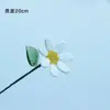 Adornos de Vidrio de Zibo, Flores Artificiales, Decoración de Escritorio para el Hogar, Adornos de Flores Artificiales, Ramos de Vidrio, Arreglos Florales, Regalos, Gama Alta