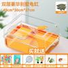Tanque para Tortuga de Casa de Doble Capa con Terraza Tanque Grande para Tortuga Brasileña Tanque para Tortuga Casa para Tortuga Acuario Estanque para Tortuga
