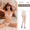 Sujetador Sexy de Encaje de Tres Puntos para Mujer Libre de Tentación de Uniforme de Ropa Interior Sexy Caliente