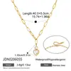 Wanxing Collar en Capas de Acero Inoxidable Chapado en Oro de 18K con Circonita Corazón de AMOR Herradura Set de Regalo para Mujer Venta al por Mayor