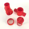 Accesorios para tuberías de agua válvula reguladora de flujo válvula de drenaje de ajuste fino interruptor de silenciamiento tubería de agua de PVC control de flujo de agua reducir rojo