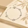 Pulseira de Prata Pura S999 com Jade Hetian Borboleta para Mulheres, Estilo de Nicho de Luxo Leve de Alta Qualidade, Estilo Nacional, Joias Novo Estilo Chinês Atacado