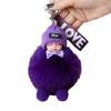 Boneca de Pelúcia para Dormir com Pelo de Raposa Chaveiro de Pelúcia Pingente Pendurado Fofo Pingente Pendurado para Bolsa de Pelúcia Boneca de Presente para Namorada