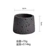 Contenedor de Vela Mate Transfronterizo Taza Vacía Rellena de Cera Taza de Cera de Aromaterapia Fragancia Romántica Regalo Taza de Vela de Piedra Volcánica