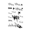 Nuevas pegatinas de tatuajes de purpurina creativas de bricolaje transfronterizas de Amazon para niños y adultos, Y2K Navidad Halloween