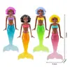 Nuevo Juguete de Buceo de Verano Transfronterizo Piscina Infantil Entrenamiento Juego Agua Cabello Corto Negro Luminoso Giratorio Sirena Serpiente