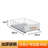 Estante Plegable de Cocina de Doble Capa para Especias de Pie Multifuncional Debajo del Fregadero Estante de Almacenamiento Doméstico Estante de Almacenamiento Acero al Carbono