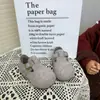 Zapatos de Algodón Birkenstock para Niños 2025 Invierno Nuevos Estilo Coreano Zapatos de Felpa para Niñas Zapatos Cálidos de Gorro para Niños