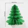 Decoração de Natal 30cm Árvore de Natal Chapéu de Natal Bola de Favo de Mel Decoração Pendurada em Janela de Shopping Teto Lanterna de Papel de Favo de Mel Venda por Atacado