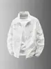 Primavera 2025 Tendência de Moda Casual Camuflada Masculina Roupa de Proteção Solar para Exterior Mais Fácil de Combinar Jaqueta Casual Diária para Exterior