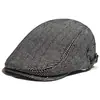 Gorro Caliente de Terciopelo Engrosado, Boina de Espiga a la Moda, Gorro de Otoño e Invierno para Hombre, Gorra de Béisbol Casual, Gorro para Personas Mayores