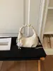 Bolso de Mano Plegado Elegante para Mujer de Comercio Exterior Transfronterizo, Bolso Tipo Dumpling Nuevo de Nicho de Alta Gama, Bolso de Hombro y Bandolera de Moda