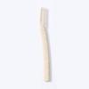 Cuchillo para recortar cejas al por mayor galvanizado mango recto depilador de cejas paja de trigo herramientas de belleza portátiles cuchillo para afeitar cejas macro fabricantes