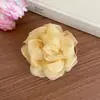 ¡Rosa Brumoso! Pinza de Flor de Garra de Malla Suave Súper Hada para Mujer Pinza de Flor para el Cabello de Gama Alta Pinza para el Cabello de la Parte Posterior de la Cabeza Peinado Semirecogido