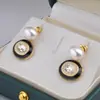 Nuevos Pendientes de Perla con Incrustaciones de Diamantes que Gotean Aceite, Pendientes Retro de Alta Gama, Pendientes Coreanos Elegantes y Versátiles para Mujer