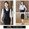 Conjunto de Colete Profissional para Primavera e Outono para Profissionais da Odontologia e Beleza, Roupa de Trabalho de Alta Qualidade para Recepcionistas de Hotel, Uniforme de Trabalho Feminino