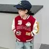 Chaqueta de Béisbol para Niños Primavera y Otoño 2026 Otoño Nuevo Estilo Coreano Fresca Moda de Celebridad de Internet Chaqueta Superior