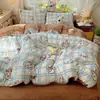 2026 Conjunto de Cama Espesso de Lã de Leite Quatro Peças Conjunto de Cama de Três Peças Classe A Capa de Edredom Lençol de Cama Conjunto de Quatro Peças Conjunto de Cama