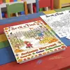 Nuevo producto transfronterizo: 10 hojas/paquete Set de Dibujo para Colorear con Imágenes Tema Cosecha de Otoño, Papel Educativo y Divertido para Garabatear