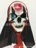 Fábrica directa de máscaras de Halloween máscara de esqueleto serie de fiestas navideñas máscara de thriller aterrador cosplay