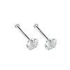 Pendientes de plata de ley S999 con circonitas de amor, ligeros, de lujo, con estrellas de nicho, clavos de hueso binaurales, pendientes frescos de alta gama al por mayor
