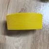 Copo de Vidro Sarjado Reto Grande de 8cm Capa de Silicone Isolante Térmico Capa Criativa para Copo Xícara de Chá Capa Protetora Anel Central