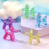 Perro Globo de Cristal Acrílico Cristal Fino Recompensa de Jardín de Infancia Niños Colores Transparente Joyería Colgante