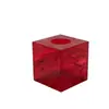 Caja de Lotería Acrílica, Caja Sorpresa, Urna para Sorteos, Caja de Premios, Caja de Lotería Roja Cuadrada, Caja de Donaciones Acrílica