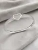 Pulsera de Zirconia en Forma de Corazón Estilo Francés, Lujo Ligero y Diseño de Nicho Exquisito, Regalo para Novia, Joyería Versátil en Forma de Corazón