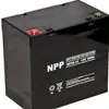 Batería de ciclo profundo 12v150AH sin mantenimiento NPG12 -150 Pantalla DC UPS solar EPS fuente de alimentación de almacenamiento de energía