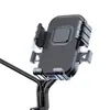 Suporte de Celular para Veículo Elétrico Externo à Prova de Choque Fixo para Entregador Navegação Motocicleta Carro Suporte de Navegação