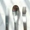 Al por mayor Cuchillo, Tenedor y Cuchara de Acero Inoxidable 304 Hotel Restaurante Occidental Estilo Ins Lijado Regalo Cucharilla de Café Tenedor y Cuchillo para Filete