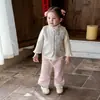 Traje Grueso Estilo Chino para Bebé Niña Invierno 2025 Traje Cálido para Salidas de Invierno de Bebé Traje de Felicitaciones de Año Nuevo