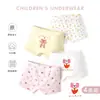 Ropa interior infantil N174 de otoño, venta al por mayor, bonitos pantalones cortos de algodón con estampado floral de conejito para niñas, ropa interior tipo bóxer