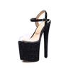 Sandalias de Plataforma con Lentejuelas y Tacón Alto Transfronterizas para Mujer, Temporada Primavera/Verano 2026, Tallas 40-43, Zapatos para Pole Dance