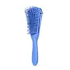 Amazon peine para peinar cabello liso masaje capilar cabello rizado esponjoso forma de ocho garras peine a lo largo de las costillas del cabello peine