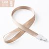 Lanyard para permiso de trabajo de 1.5 cm de ancho, lanyard de poliéster, lanyard para gafete, lanyard, lanyard con impresión de LOGO