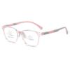 Nueva montura para gafas de moda con almohadilla nasal de silicona bicolor para niños, ultraligera TR90, para adolescentes con miopía lejana.