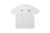 High Street Europeo y Americano Marca de Moda RHUDE Atardecer Cara Redonda de Corazón Impresión de Letras Nuevas Oversize Holgada Camiseta de Manga Corta