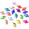 Accesorios con Forma de Rombo Cosidos a Mano, Diamantes de Cristal Superbrillantes Cosidos a Mano, Materiales de Galvanoplastia DIY, Accesorios Planos para Ropa, Joyería
