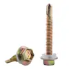 Acero inoxidable 410 cola de broca alambre hexagonal cola de broca tornillo autorroscante cola de milano acero de color teja tornillo cola de milano M5.5/M6.3