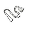 Corrente de Amuleto Buda Tailandês Estilo Igual ao de Zhen Zidan Estrela Titânio Aço Inoxidável Identidade Especial Pingente de Metal Pendurado Simples Duplo