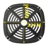 Accesorios para Freidora de Aire Plato Separador de Aceite Parrilla Separadora de Aceite Rejilla Filtro de Aceite Separador Lámina para Cocinar al Vapor Juego de Bandejas para Hornear Base de Silicona Rejilla