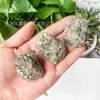 Atacado do Fabricante 2-5cm Espécimes Minerais de Pirita Natural, Espécimes de Ensino, Coleção, Decoração Metálica para Interior