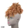 Pelucas Europeas y Americanas al por Mayor de Fábrica para Mujeres, Nuevas Extensiones de Cabello Europeas y Americanas Esponjosas y Voluminosas con Flequillo, Extensiones de Cabello Afro Pequeño Rizado