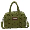 Bolsa de bolos de lunares estilo coreano para mujer, nuevo modelo de verano 2026, nicho de alto valor para hombro, bandolera, bolso de mano, bolso cuadrado pequeño en forma de almohada