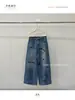 [Oferta especial, sin devoluciones ni cambios] T-PLATFORM Jeans de Pierna Ancha Lavados Vintage Hello Kitty de Cintura Alta Otoño 68265